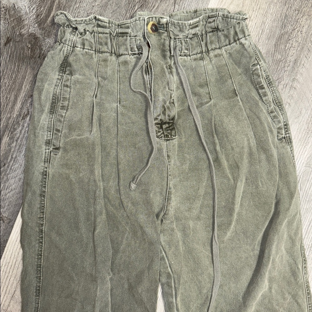 Free People Margate Pleated Trouser jeans pants bottoms denim - Picture 3 of 6